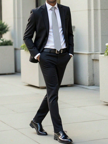 TACOHEAL Single Breasted 2 Piece Formal Suit For Men
