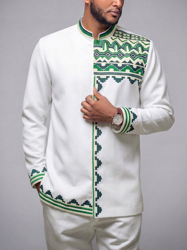 TACOHEAL Special Embroidered Long Sleeve Men's Pants Set