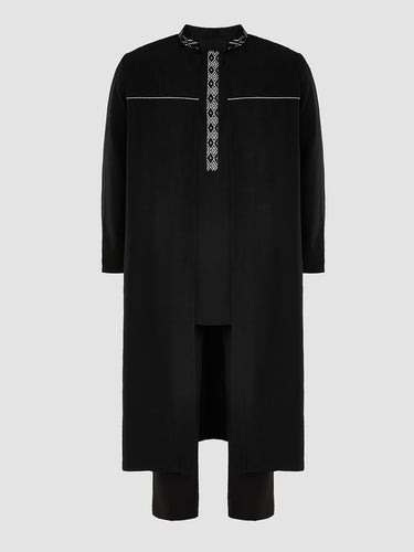 TACOHEAL Ethnic Embroidery Agbada 3 Pieces Set For Men