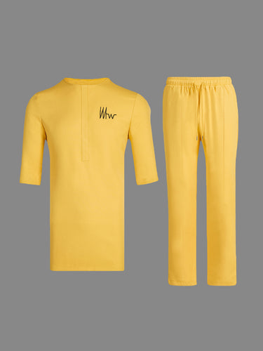 TACOHEAL Plus Size Short Sleeve Embroidery Men's Casual Set