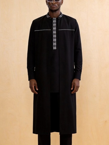 TACOHEAL Ethnic Embroidery Agbada 3 Pieces Set For Men
