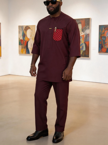 TACOHEAL Round Neck Half Sleeve Men's Pants Set