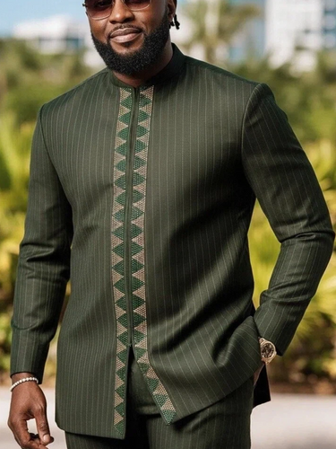 TACOHEAL Band Collar Digital Printing Green Festival Set