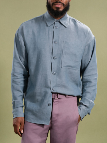 TACOHEAL Long Sleeve Men's Button Down Shirt